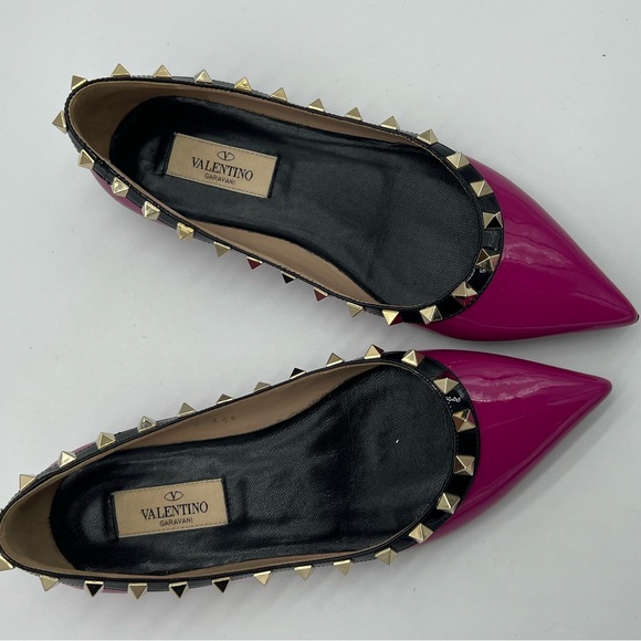 Authentic Valentino Garavani rockstud flats - Picture 2 of 12